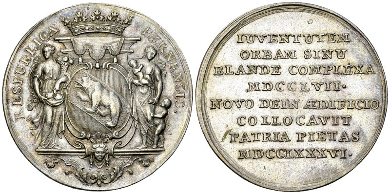 Bern, AR Medaille 1786, Knabenwaisenhaus 

Schweiz, Bern. AR Medaille 1786 (42...