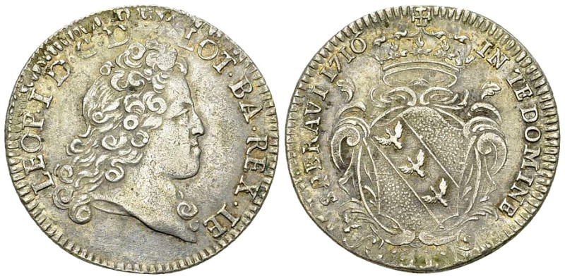 Leopold I, AR Teston 1716, Nancy 

Frankreich. Lothringen, Herzogtum. Leopold ...