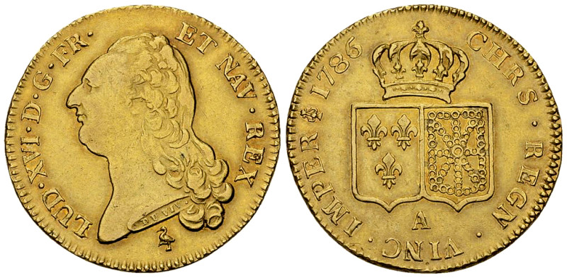 Louis XVI, AV Double Louis d'or 1786 A, Paris 

Frankreich, Königreich. Louis ...