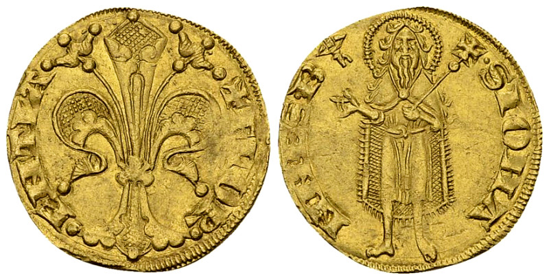 Florenz, AV Fiorino d'oro o.J. (1305) 

Italien, Florenz. Münzstätte der Repub...