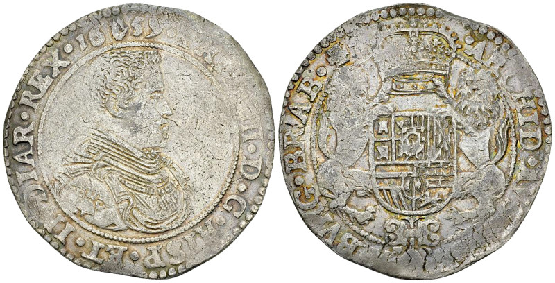 Philipp IV, AR Ducaton 1659, Antwerpen 

Spanische Niederlande. Philipp IV. AR...