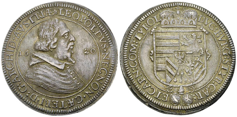 Leopold V, AR Reichstaler 1620, Hall 

Österreich. Erzherzog Leopold V (1619-1...