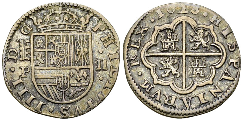 Felipe IV, AR 2 Reales 1628, Segovia 

Spanien, Königreich. Felipe IV. AR 2 Re...