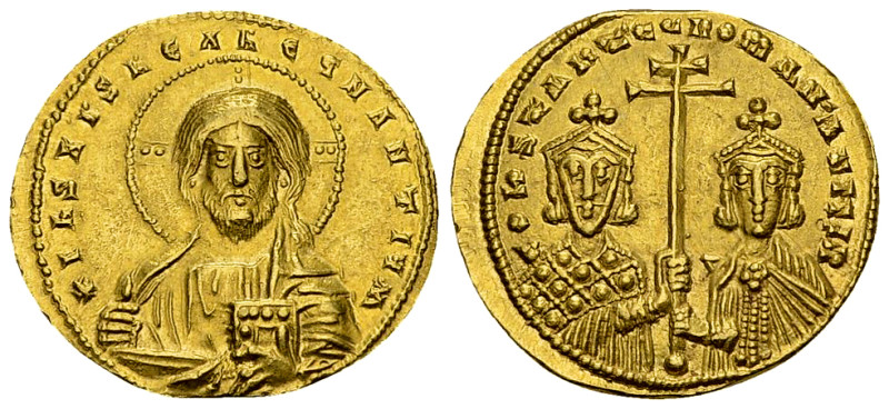 Constantinus VII Porphyrogenitus mit Romanus II, AV Solidus 

Byzanz. Constant...