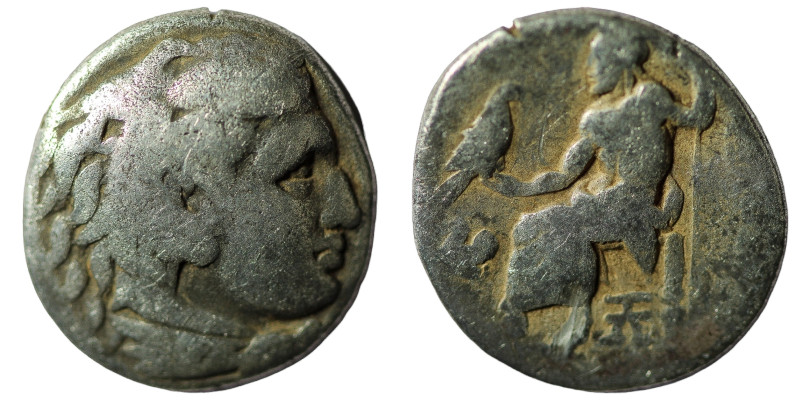 Kings of Macedon, Alexander III the Great (336-323 BC) AR drachm
Weight 3.97 gr...