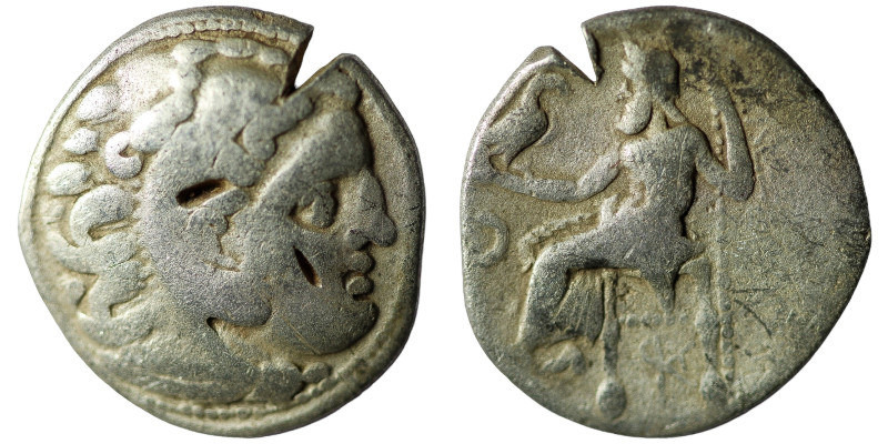 KINGS of MACEDON. Alexander III The Great.(336-323 BC)Drachm.

Obv : Head of H...