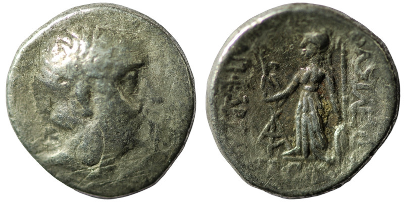 Kings of Cappadocia, Ariobarzanes I Philoromaios AR Drachm 95-63 BC. Mint A (Eus...