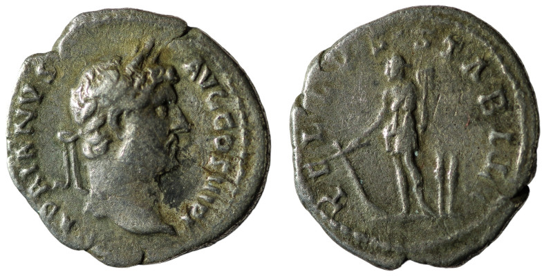 Hadrian AR Denarius. Rome, AD 133-135. HADRIANVS AVG COS III P P, laureate head ...