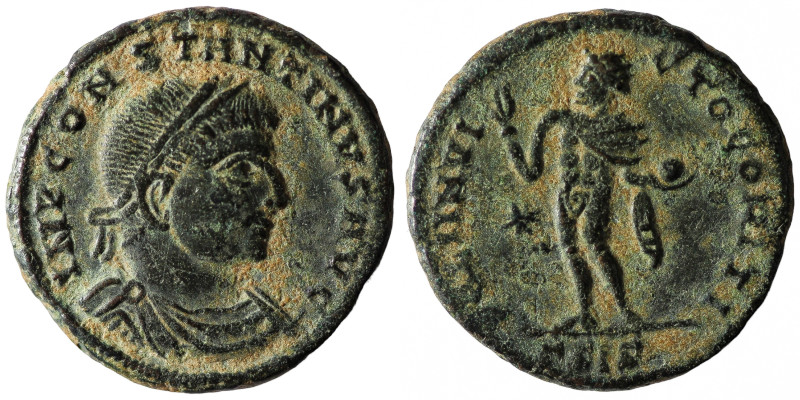 Constantius II AE16 follis, Antiochia. 355-361 AD.
Weight 3.43 gr - Diameter  1...