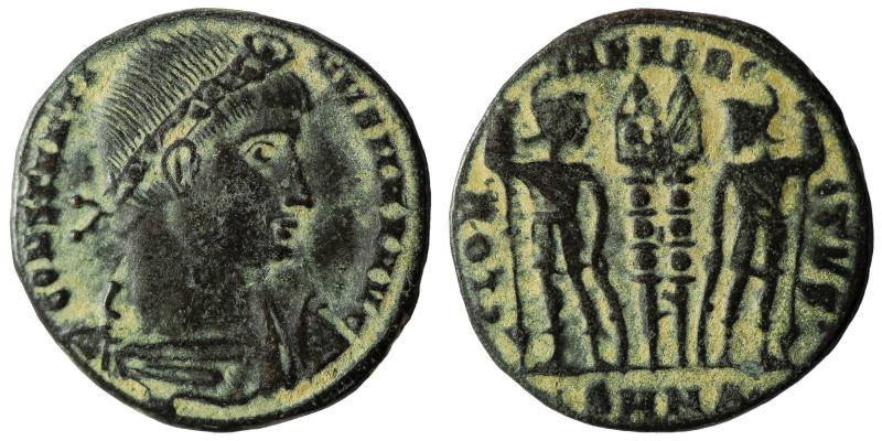 Constantine I. A.D. 307/10-337. Æ follis . Alexandria, A.D. 333-335. CONSTANTI-N...