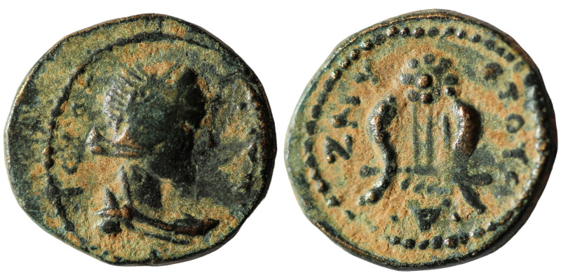 SYRIA, Seleucis and Pieria. Pseudo-autonomous, circa 2nd century AD. Ae . Draped...