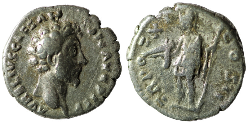 Marcus Aurelius AR Denarius. Rome, AD 145/146.
Weight 3.05 gr - Diameter  17.01...