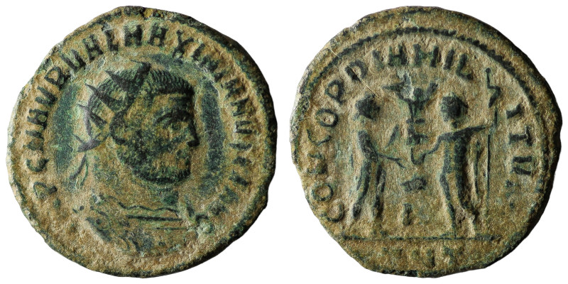 Galerius Maximianus, as Caesar (293-305 AD) Antiochia
AE Follis
Obv: GAL VAL M...