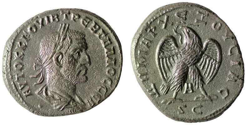 Trebonianus Gallus (251-253). Syria, Antioch. BI Tetradrachm
Weight 12.25 gr - ...