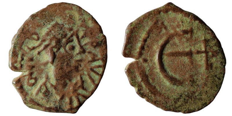 JUSTINIAN I (527-565).Theoupolis (Antioch).Pentanummium.

Obv : D N IVSTINIANV...