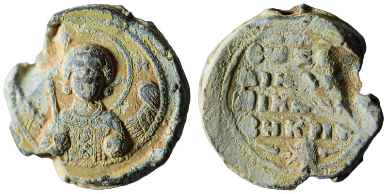 Byzantine Seal
Weight 6.00 gr - Diameter  22.25 mm