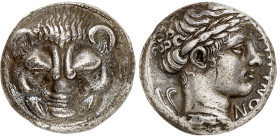 Rhêgion

Tétradrachme en argent (c. 415-400)

Magnifique exemplaire à patine médaillier.

Quelques concrétions.

16.94g - Herzfelder 72bis

...