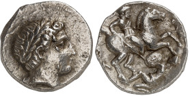 Royaume de Peonie

Patraos (335-315)

 Tétradrachme en argent

 Bel exemplaire.

 12.61g – Sear 1520

 TTB à Superbe – XF/AU