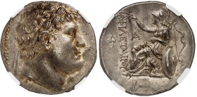 Mysie – Pergame

Eumène (263-240)

Tétradrachme en argent (c. 255-241)

D'une qualité remarquable et de très bon style.

Portrait de très haut...