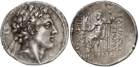 Séleucide - Antiochos IV Epiphane (175-163)

Tétradrachme en argent (167-165)

 Magnifique exemplaire à patine médailler.

 D’un style remarquab...