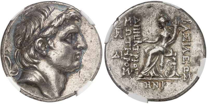 Séleucide - Démétrios I Soter (162-150)

Tétradrachme en argent 

Magnifique...