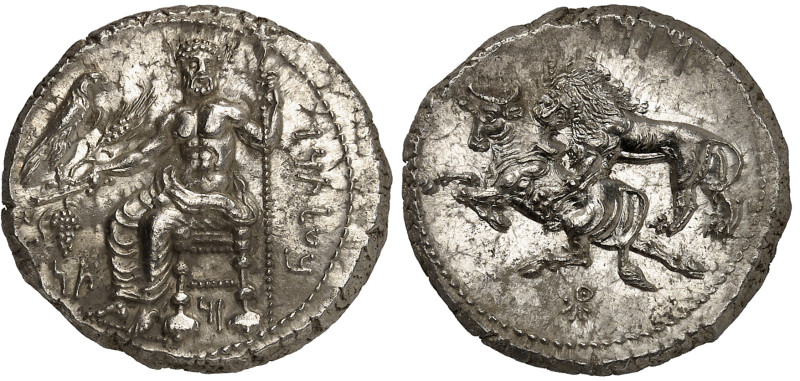 Cilicie - Tarsos - Mazaios

Tétradrachme en argent (361-334)

 Magnifique ex...