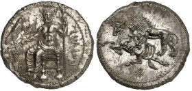 Cilicie - Tarsos - Mazaios

Tétradrachme en argent (361-334)

 Magnifique exemplaire d'une qualité hors norme pour ce monnayage.

De haut relief...