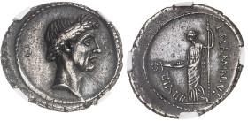Rome

Jules César (100-44)

L. Flaminius Chilo - Denier en argent - Rome (41)



Magnifique exemplaire à patine médaillier.

Petite rayure d...