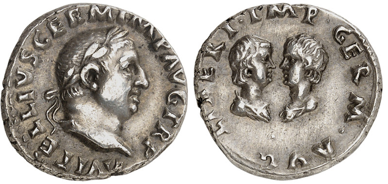 Vitellius Germanicus et Vitellia

Vitellius (69)

 

Denier en argent - Ro...