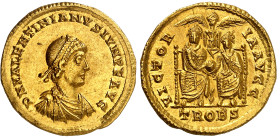 Valentinien II (375-392)

Solidus - Trèves (375-392)

Magnifique exemplaire.

Rare dans cette qualité.

4.46g - Depeyrot 45/3 - RIC 39e

Pra...