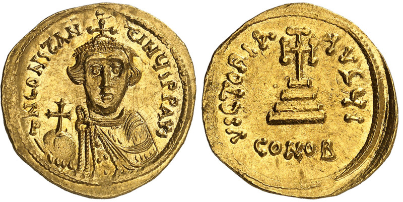 Constant II (641-668)

Solidus - Constantinople (650-651)

 Exemplaire d'une...