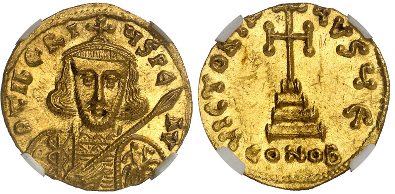 Tibère III Apsimare (698-705)

Solidus - Constantinople 5ème officine

Magni...