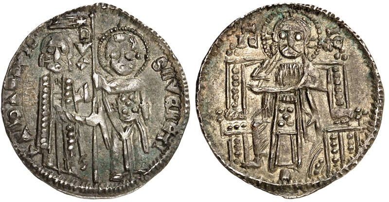 Achaïe

Robert d'Anjou (1346-1364)

 Gros d’argent – ND Clarenza

 Magnifi...