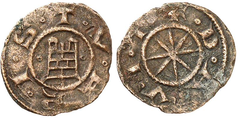 Baronie de Beyrouth

Raymond de Tripoli (1184-1186)

 Pougeoise en cuivre – ...