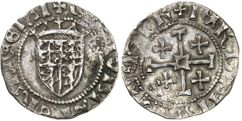 Royaume de Chypre

Charlotte (1458-1459)

 Gros d’argent – ND 

 Magnifiqu...