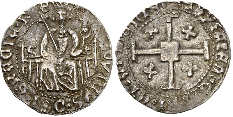 Royaume de Chypre

Louis de Savoie (1459-1460)

 Gros d’argent – ND 

 Bel...