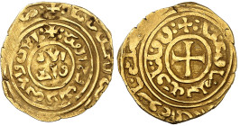 Royaume de Jérusalem

Louis IX dit Saint Louis – après 1250 (1245-1270)

 Besant en or – Date hors flan

 Frappé à Saint-Jean d’Acre avec légend...