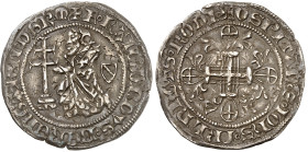 Rhodes – Ordre hospitalier de Saint Jean de Jérusalem

Raymond Bérenger (1365-1374)

 Gigliato en argent – ND

 Bel exemplaire bien centré et de...