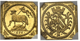 Allemagne – Nuremberg

Ville Libre

¼ ducat en or – 1700 GFN

 Magnifique exemplaire.

 Rare.

 0.87g - KM 252 – Fr. 1892

 Superbe à FDC ...
