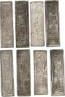 Annam

Gia Long (1802-1820)

Lot de 4 Lang argent

34.18g - 38.58 - 39.69g - 33.74



Superbe - AU