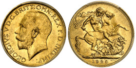 Australie

George V (1910-1936)

Souverain en or - 1926 P Perth

Rarissime dans cette qualité.

Le plus bel exemplaire gradé.

7.98g - Fr. 4...