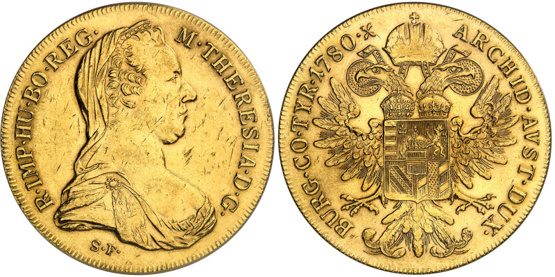 Autriche

Marie-Thérèse (1740-1780)

20 ducats en or - 1780 SF Londres

Fr...