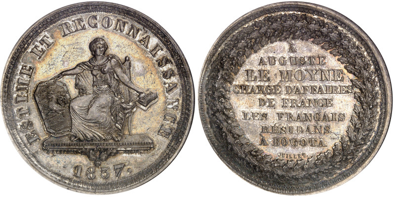 Colombie

République de Colombie (1821-1837) 

Médaille en argent - 1837 - J...