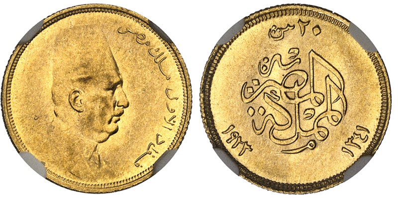 Egypte

Fouad Ier (1341-1355 AH / 1922-1936)

20 piastres en or - 1341 AH / ...
