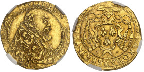 France - Comtat Venaissin

Urbain VIII (1568-1644)

Quadruple en or - 1642 Avignon

Magnifique exemplaire.

Le seul exemplaire gradé.

13.05...