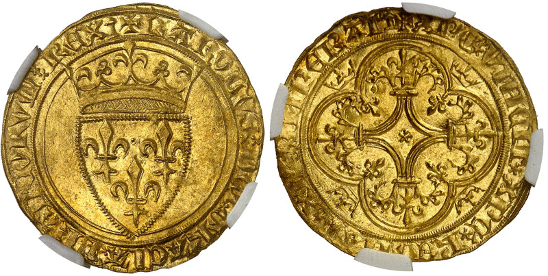 France

Charles VI (1380-1422) 

Ecu d'or à la couronne - 1ère émission (11 ...