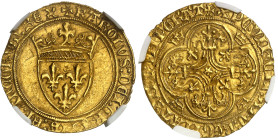France

France Charles VI (1380-1422)

Écu d'or à la couronne - 4ème émission (29 juillet 1394) - Point 5ème Toulouse 

Magnifique exemplaire.
...