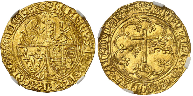 France

Henri VI (1422-1453)

Salut d'or - 2ème émission 6 septembre 1423 - ...