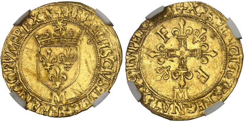 France

François Ier (1515-1547)

Écu d'or au soleil - 12ème type - (14 janv...