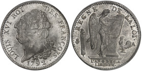 France

Constitution (1791-1792)

Écu en argent de 6 livres type François - 1792 A Paris An 4 - 2ème semestre

D'une qualité remarquable.

Le ...